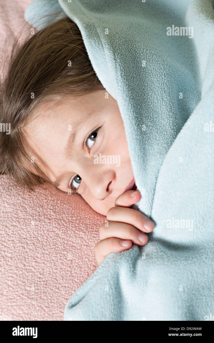 Child under blanket hires stock photography and images Alamy