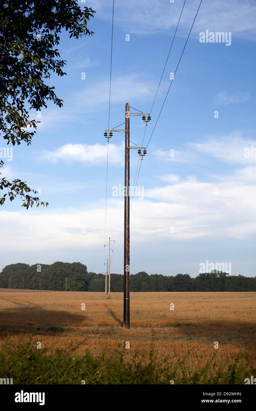 Telephones poles hi-res stock photography and images - Alamy