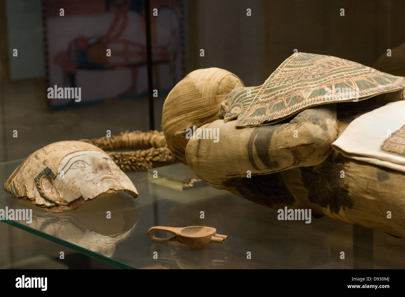Pharaonic Egypt The mummy Embalming and funeral Louvre Museum Paris Stock Photo