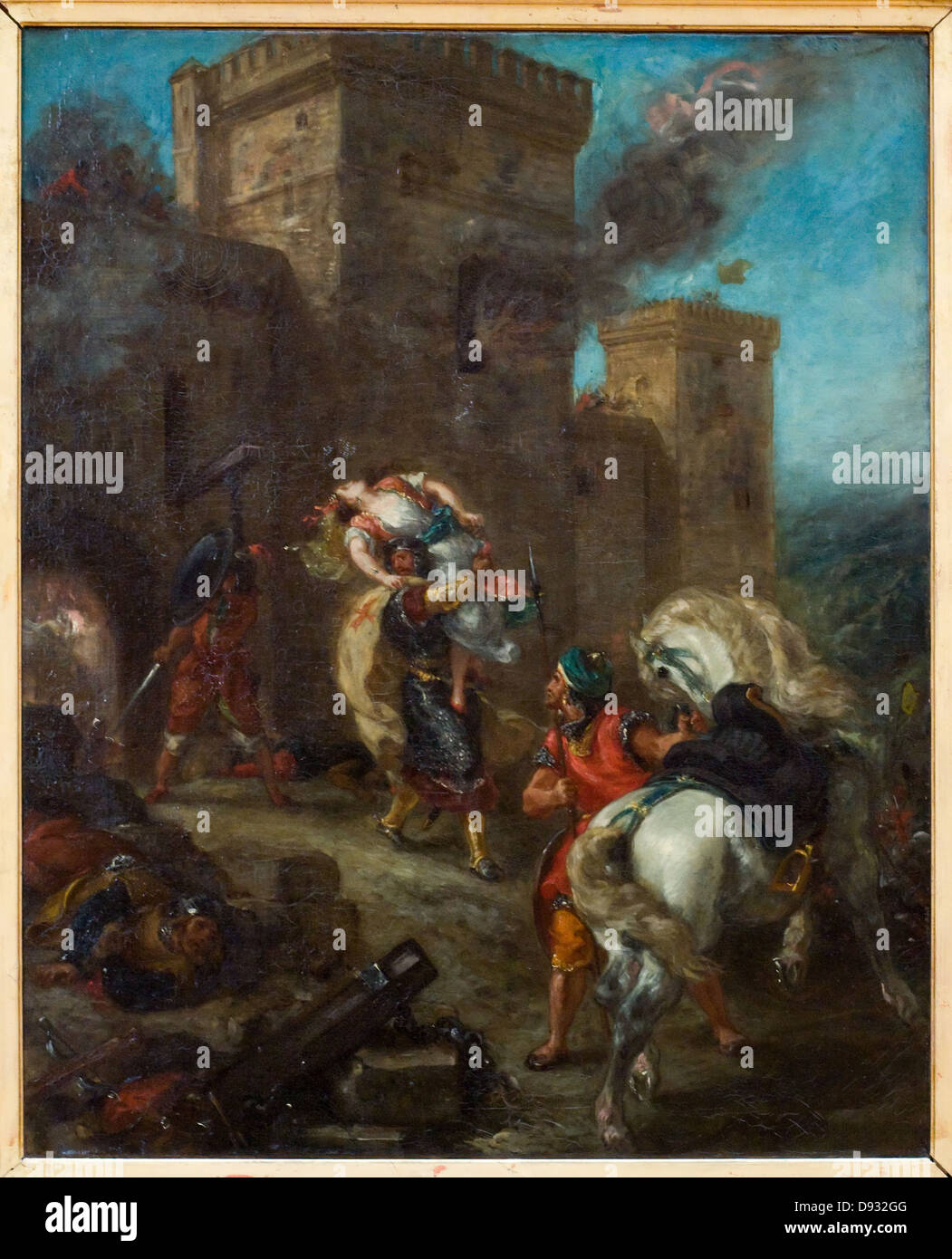 Eugene Delacroix Rebecca enlevée par le Templier 1858 Stock Photo