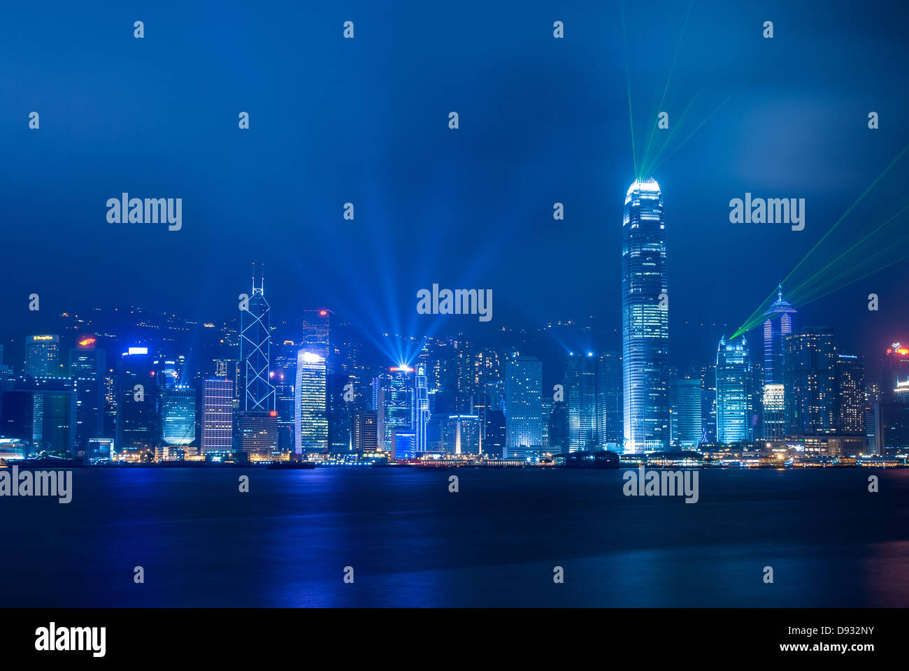 Hong Kong skyline and Victoria Harbor Stock Photo - Alamy