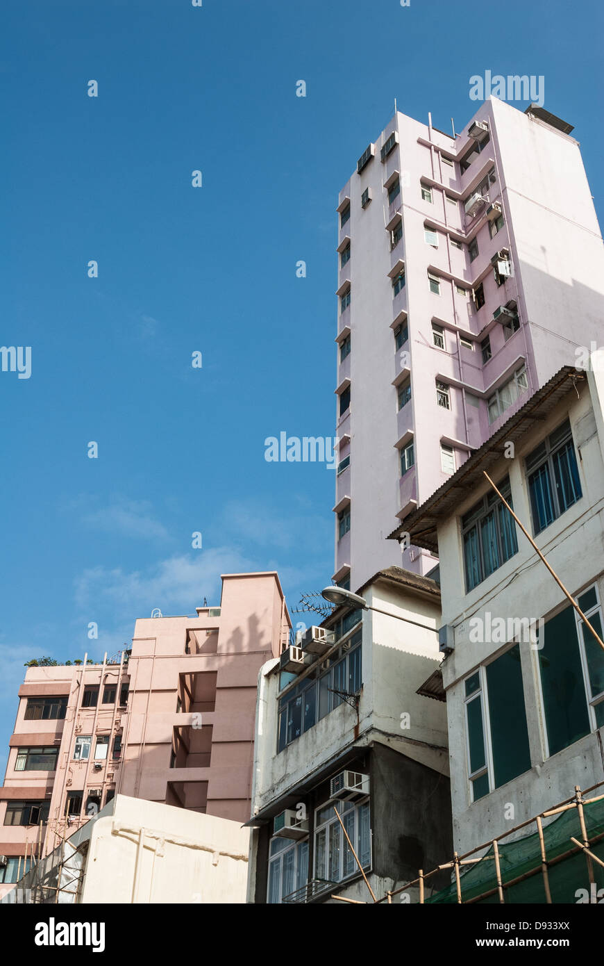 Mong Kok apartments Stock Photo - Alamy
