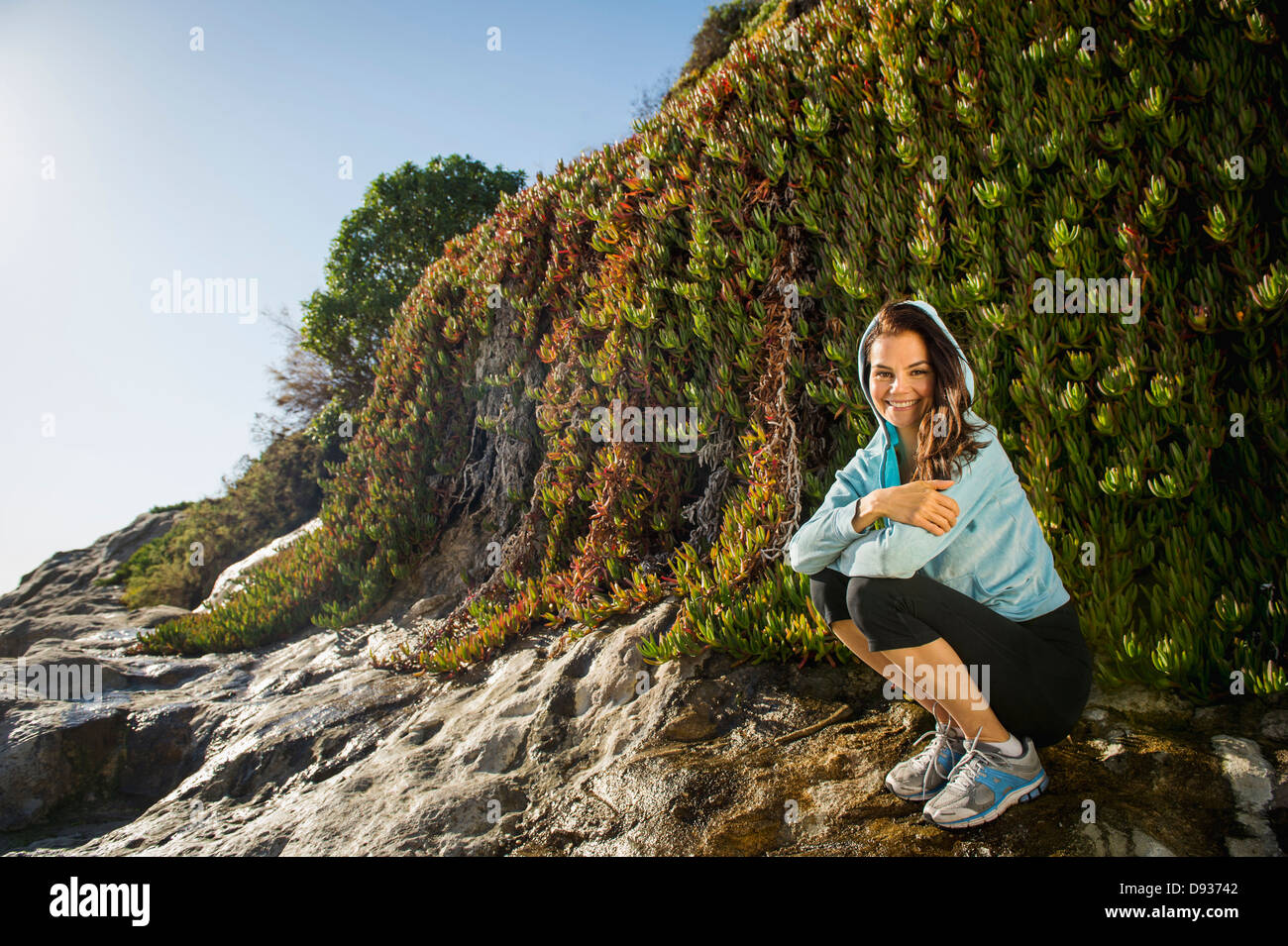 Mixed race woman beach hi-res stock photography and images - Alamy