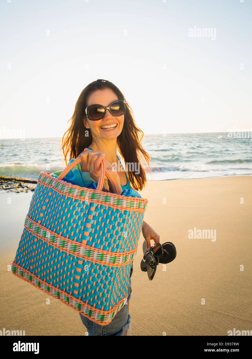 Mixed race woman beach hi-res stock photography and images - Alamy