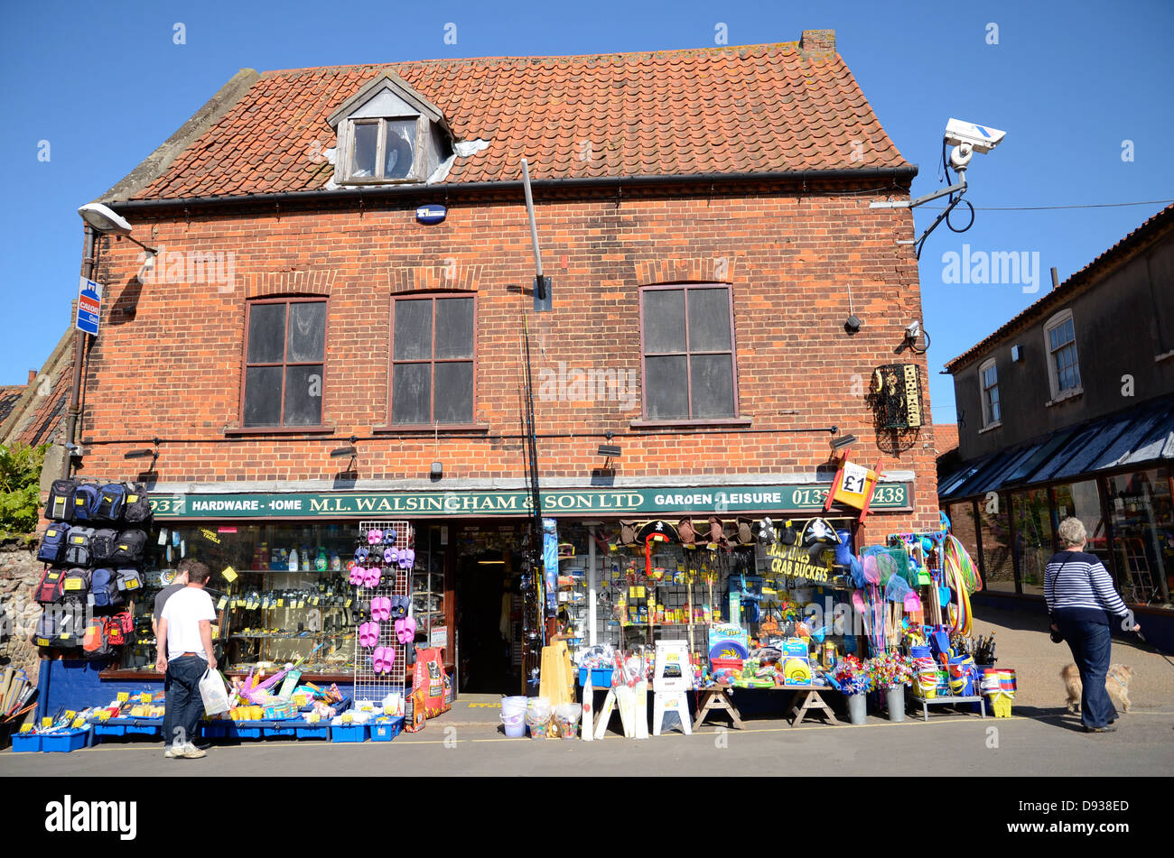 A seaside shop in Wells-Next-The-Sea in Norfolk. Stock Photo