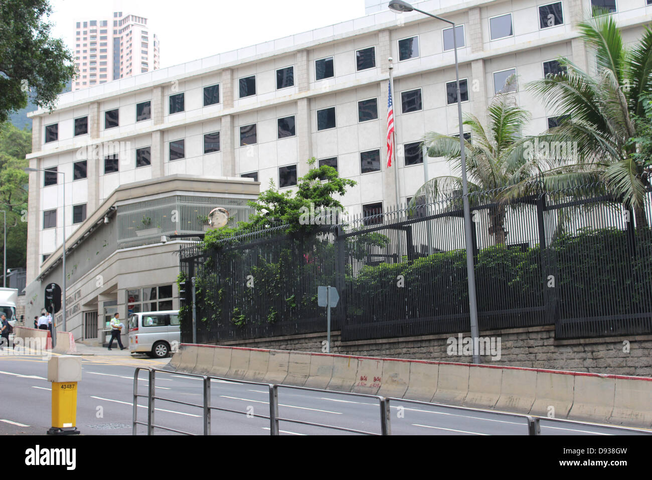 The US consulate in Hong Kong where exCIA whistleblower Edward