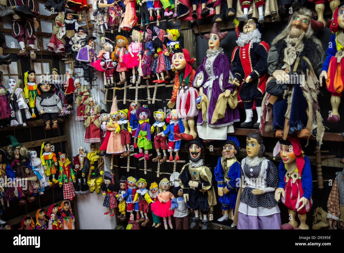 Interior of a store in Prague, Czech Republic Stock Photo