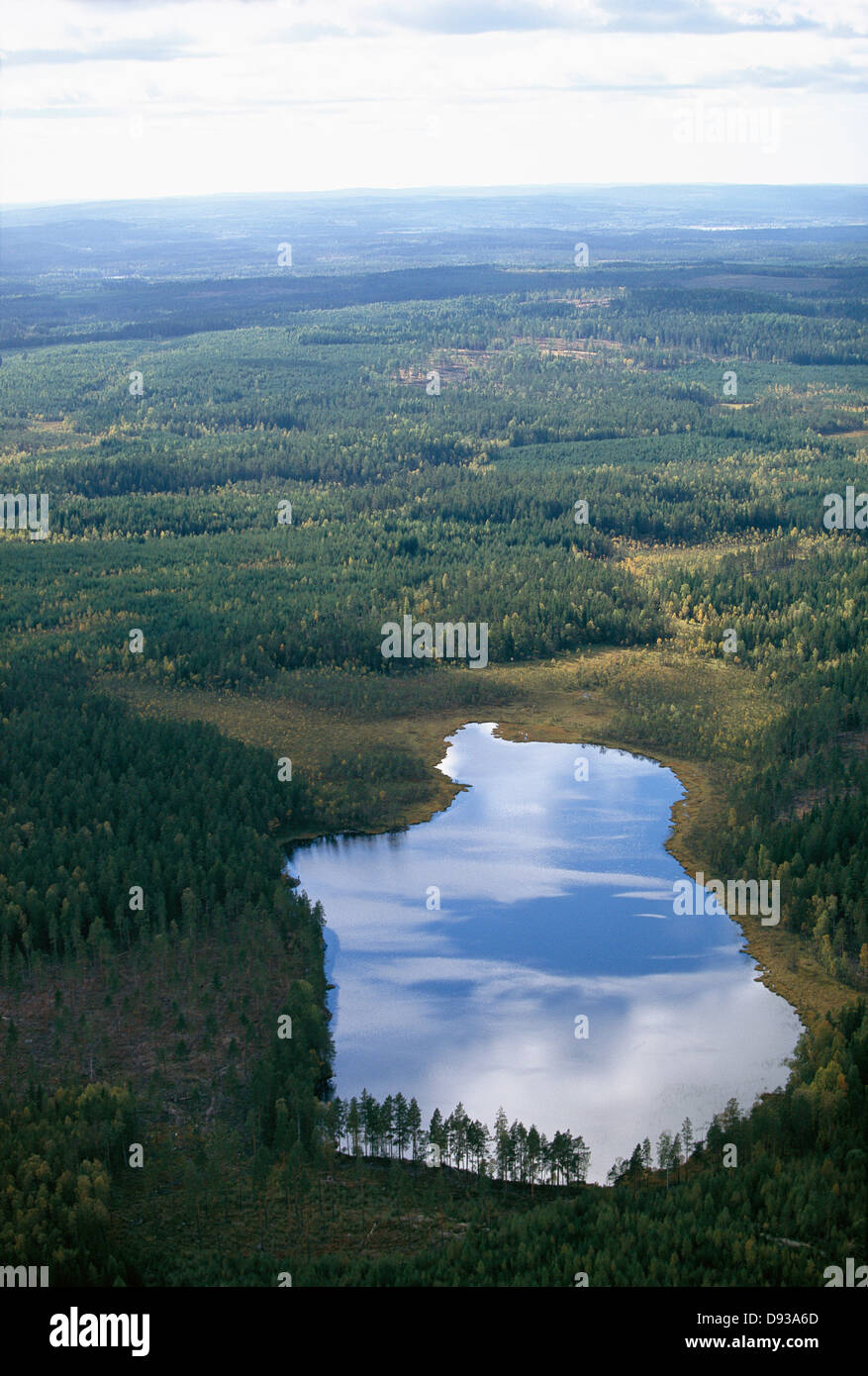 Aerial photography lake in forest hi-res stock photography and images ...