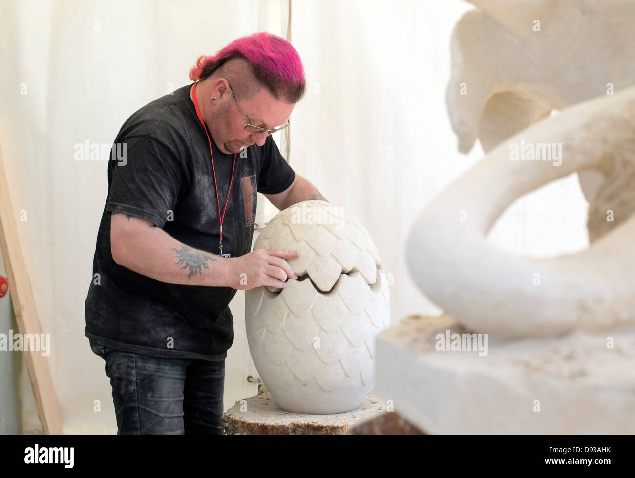 FESTIVAL OF STONE sculpture competition in Bristol Stock Photo Alamy