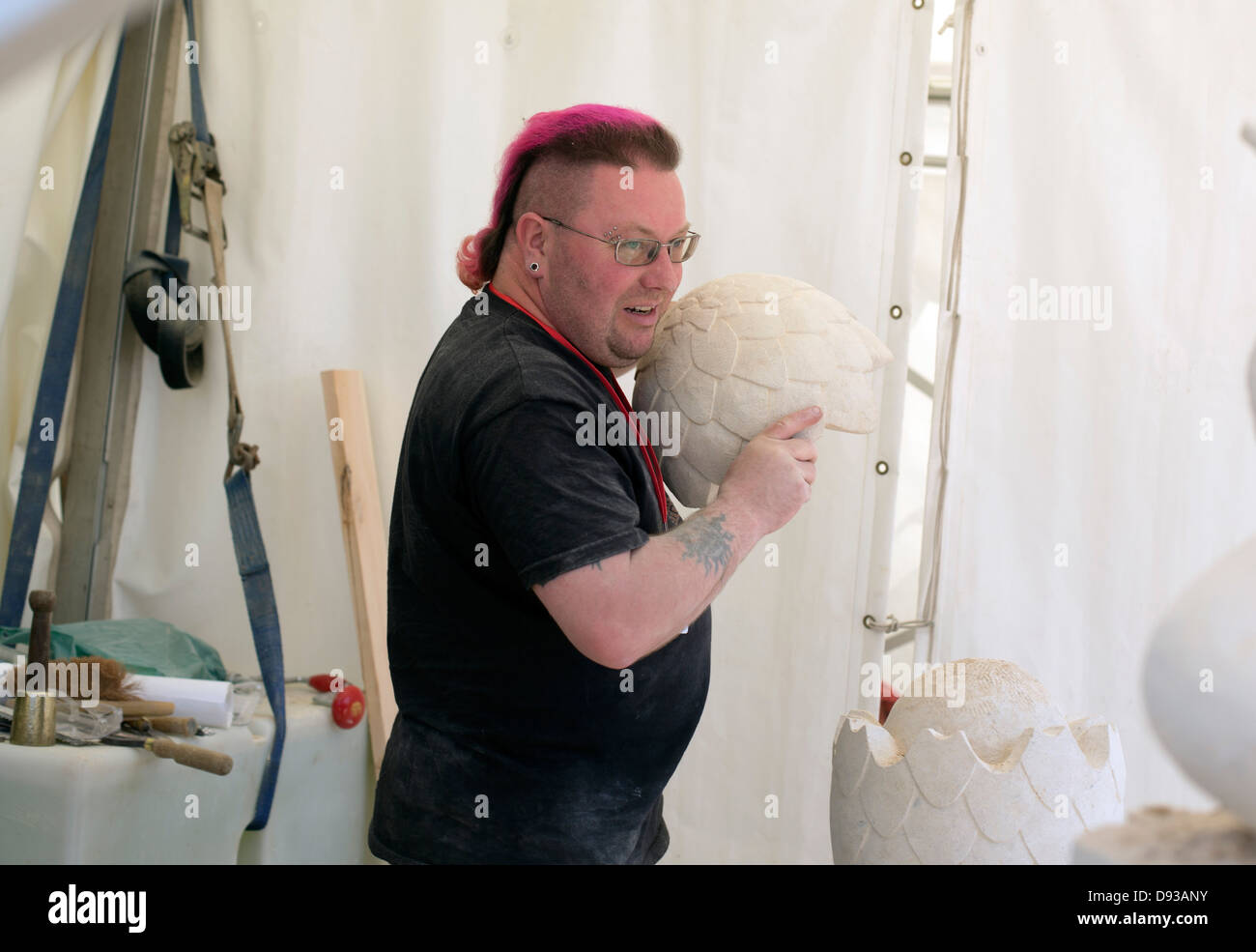 FESTIVAL OF STONE sculpture competition in Bristol Stock Photo Alamy