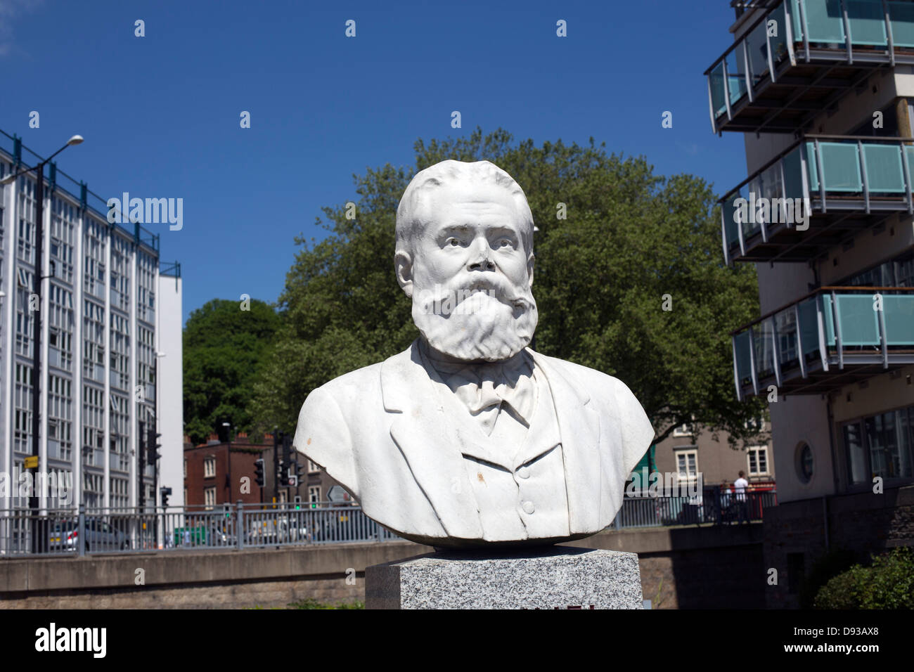statue honouring Bristol's Samuel Plimsoll Stock Photo