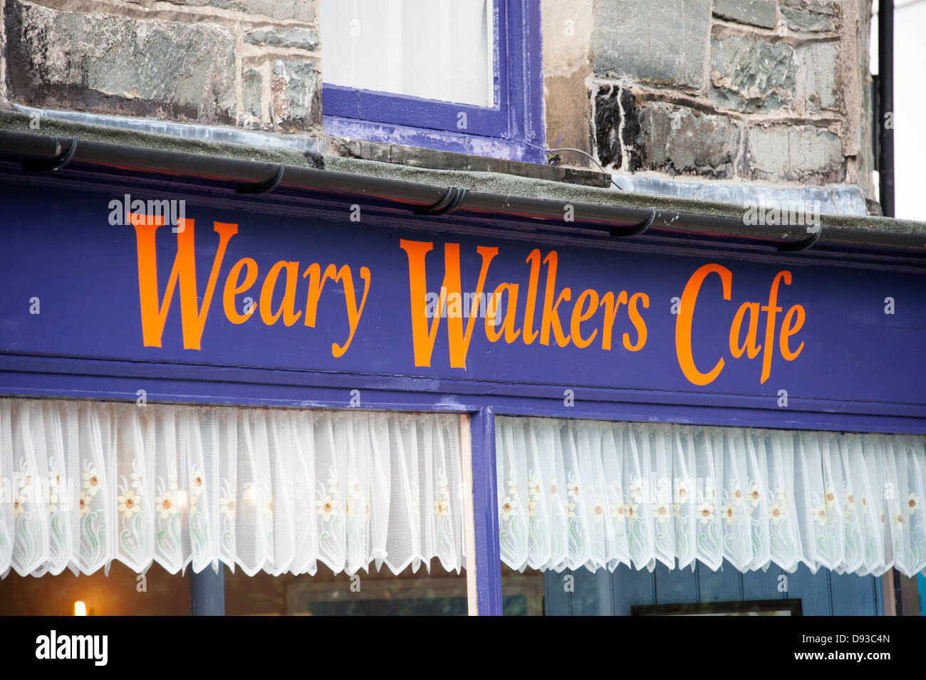 Weary Walkers Cafe Stock Photo
