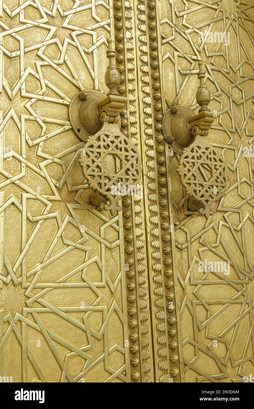 Ancient doors, Morocco Stock Photo