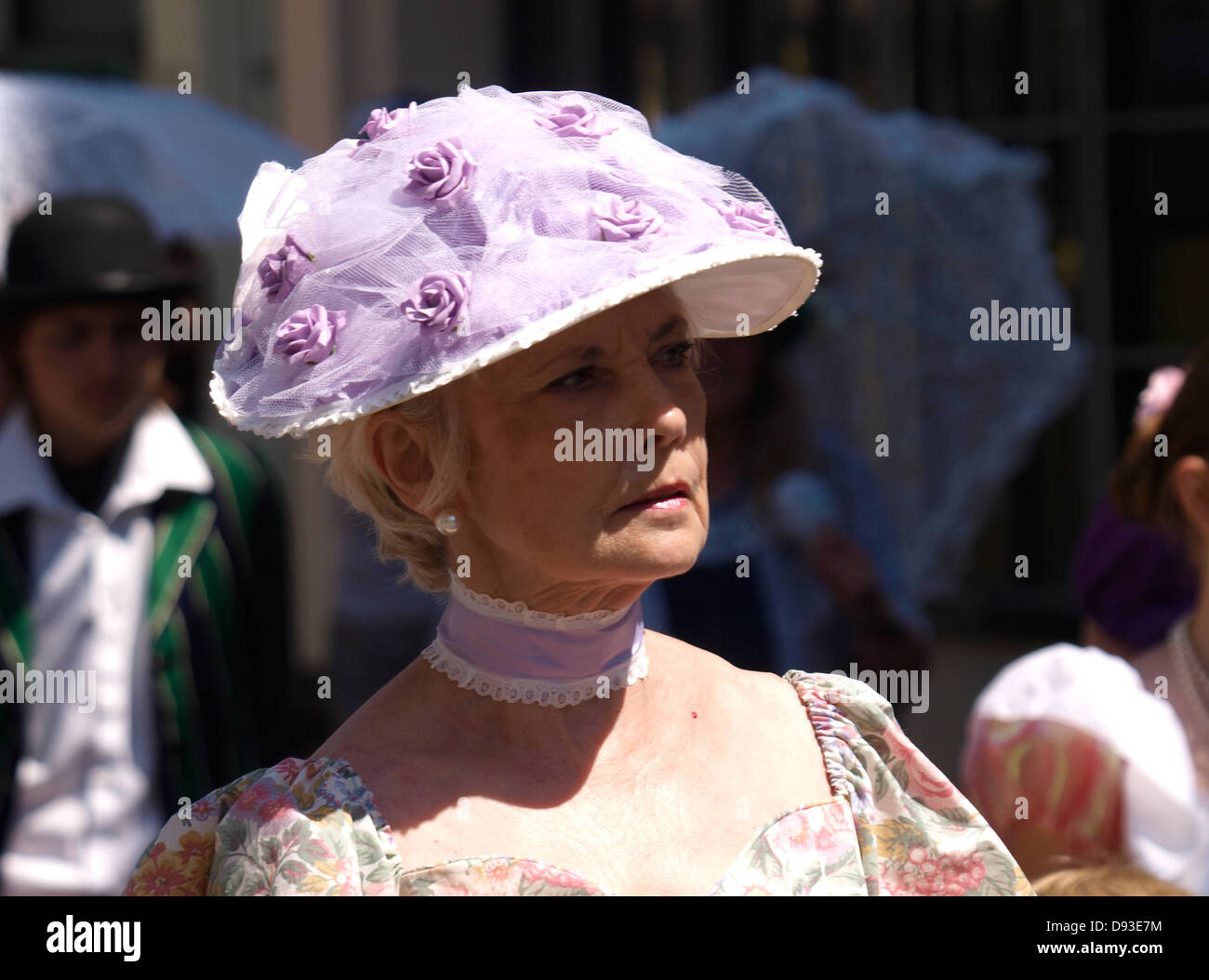 Ilfracombe Victorian Celebration Parade Devon Uk 2013 Stock Photo Alamy