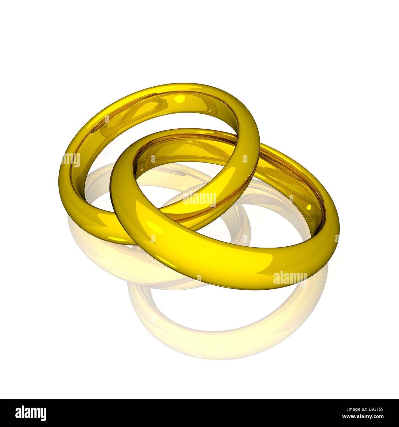 Wedding Gold Rings Stock Photo Alamy