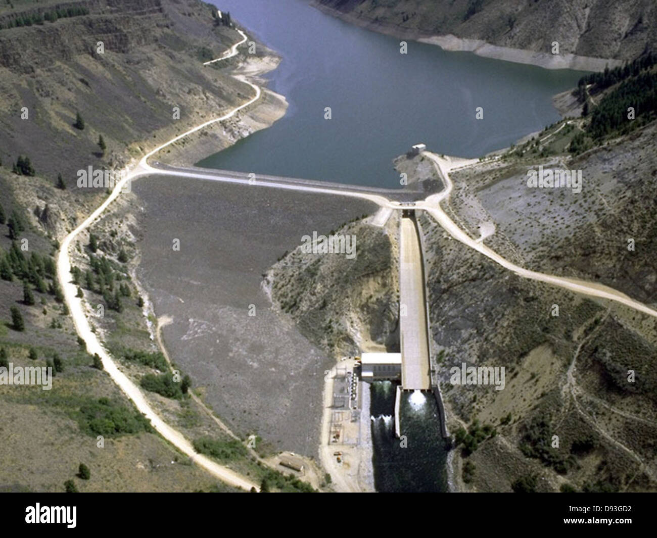 Anderson Ranch Dam Stock Photo Alamy