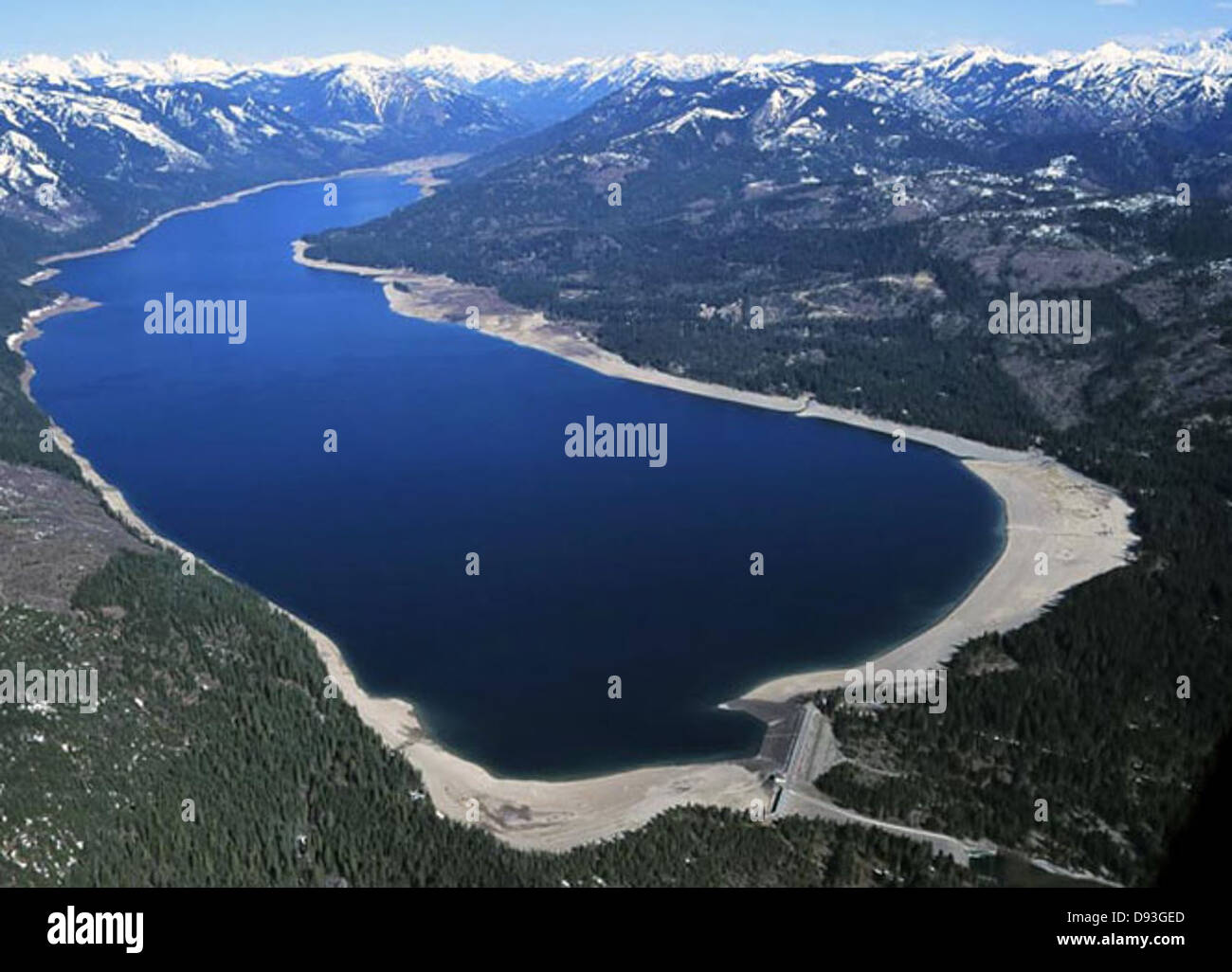 Cle Elum Dam Stock Photo Alamy