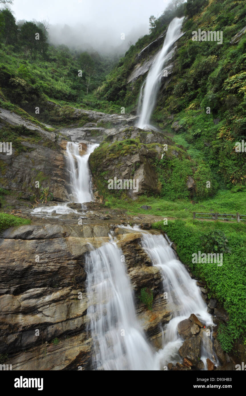 Darjeeling, West Bengal, India Mountain landscape Stock Photo