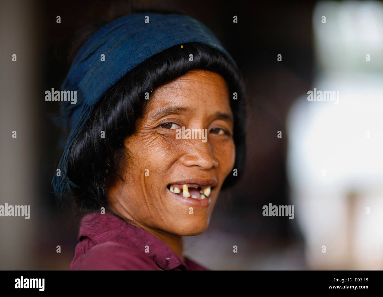 Khmu Minority Woman, Xieng Khouang, Laos Stock Photo - Alamy