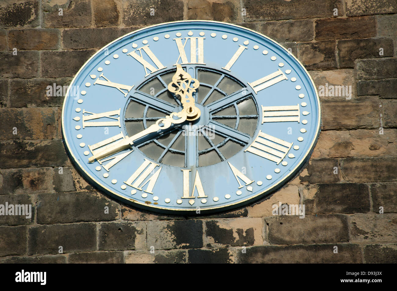 Town Clock Tideswell Derbyshire Peak District UK Stock Photo