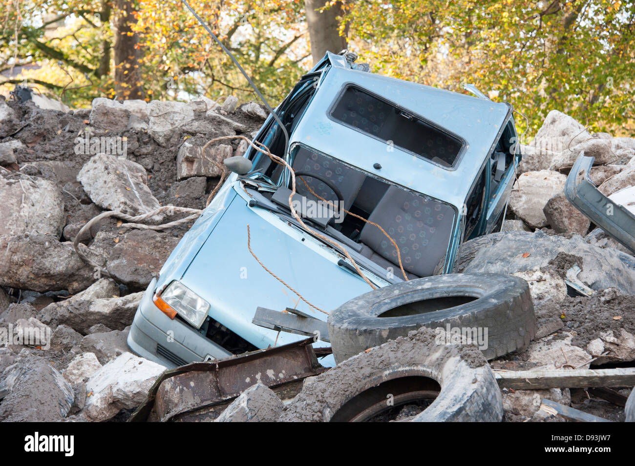 Crushed car hires stock photography and images Alamy