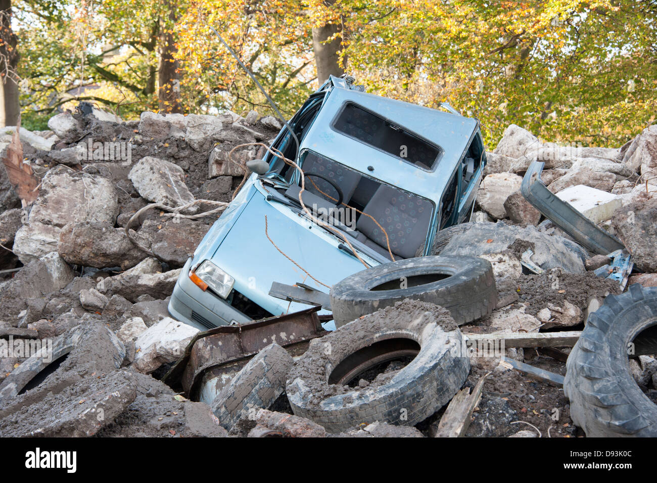 Crushed car hires stock photography and images Alamy