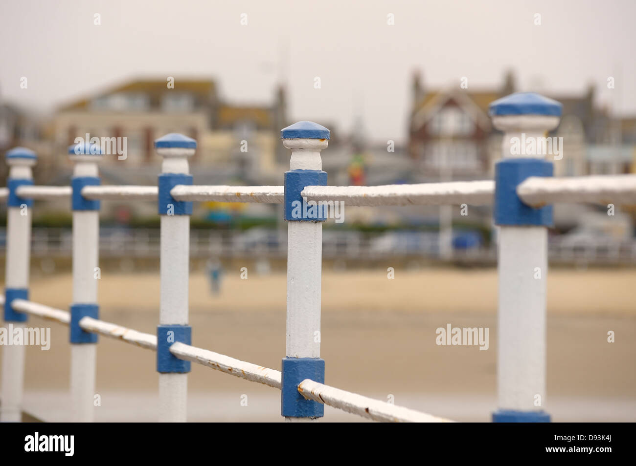 Pier Railings Weymouth Dorset England UK Stock Photo - Alamy