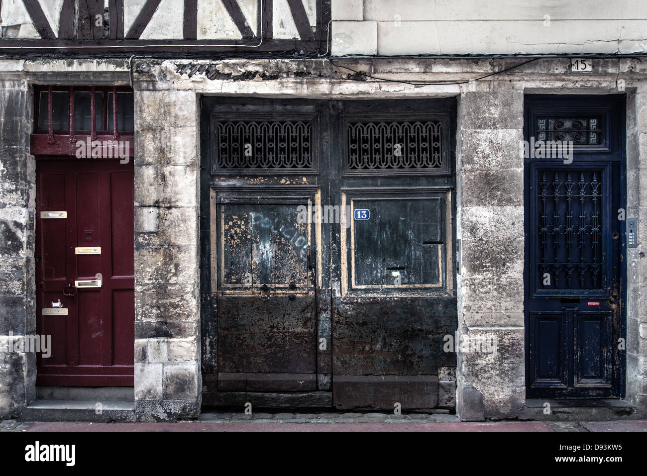 Old French street Stock Photo