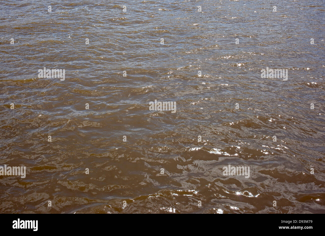 Thames river water close up, London UK. Stock Photo