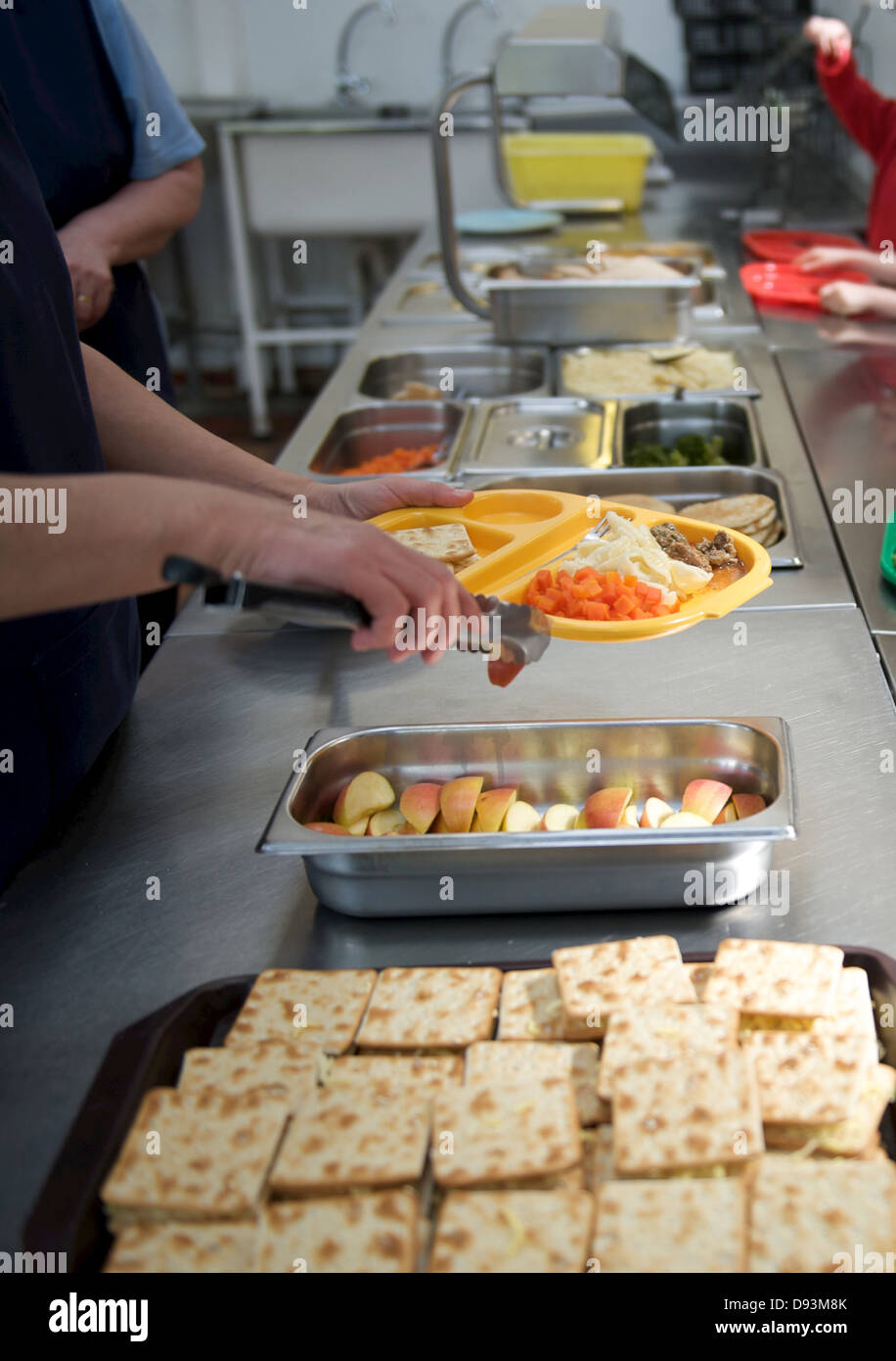 Canteen dinner lady hires stock photography and images Alamy