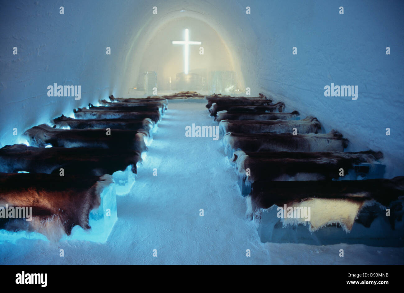 Church of ice Stock Photo Alamy