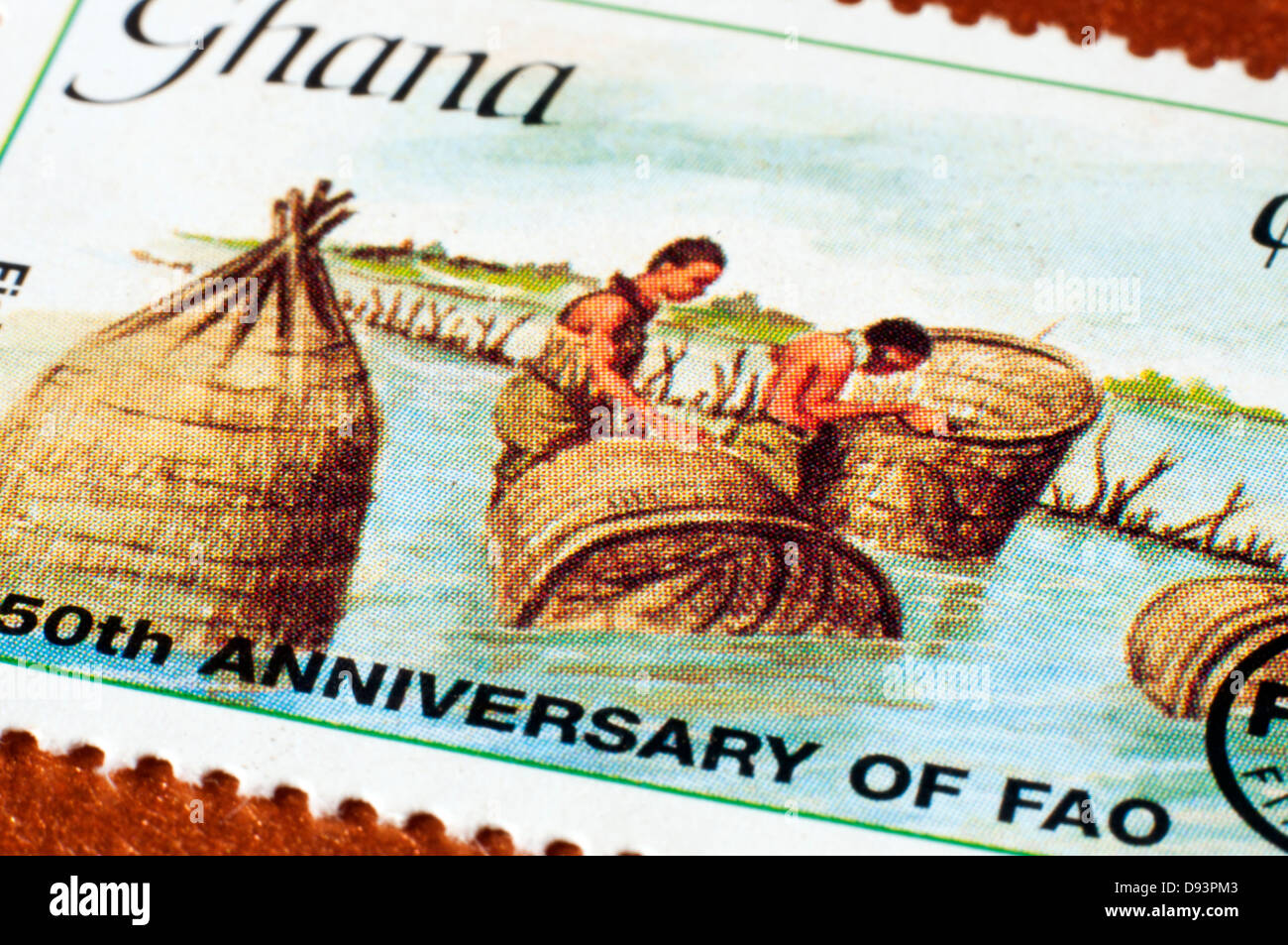 Ghana postage stamp africa hi-res stock photography and images - Alamy