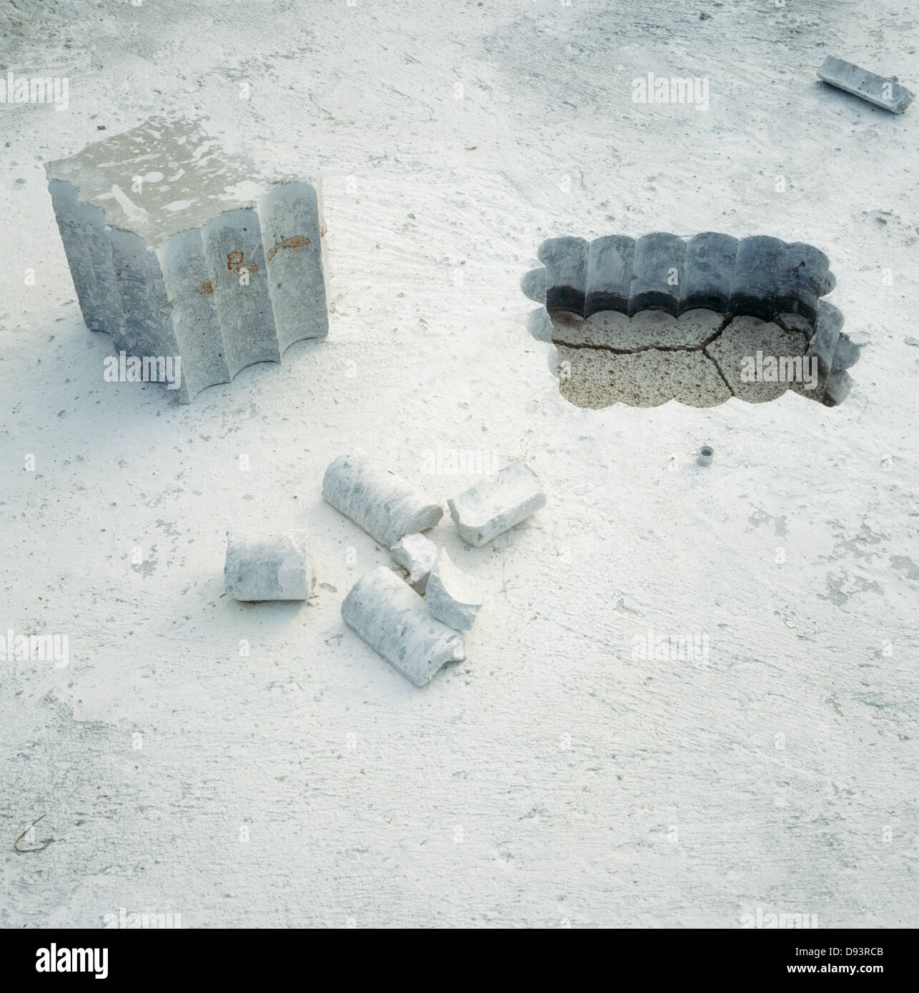 Block of cement Stock Photo Alamy