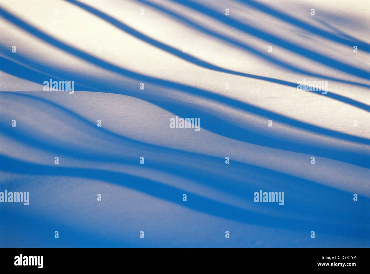 Shadows on snow Stock Photo - Alamy