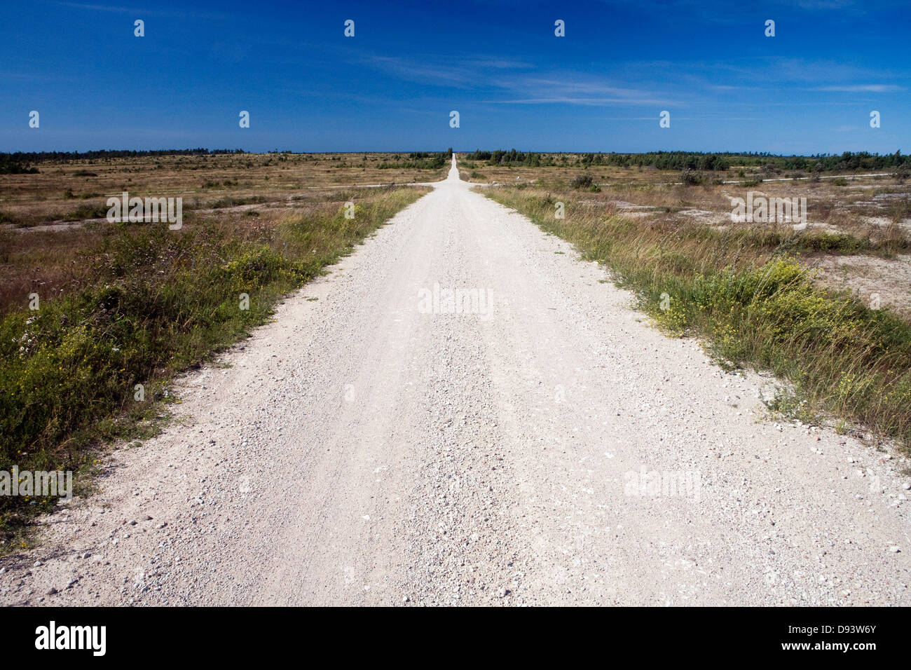 View of deserted road hi-res stock photography and images - Alamy