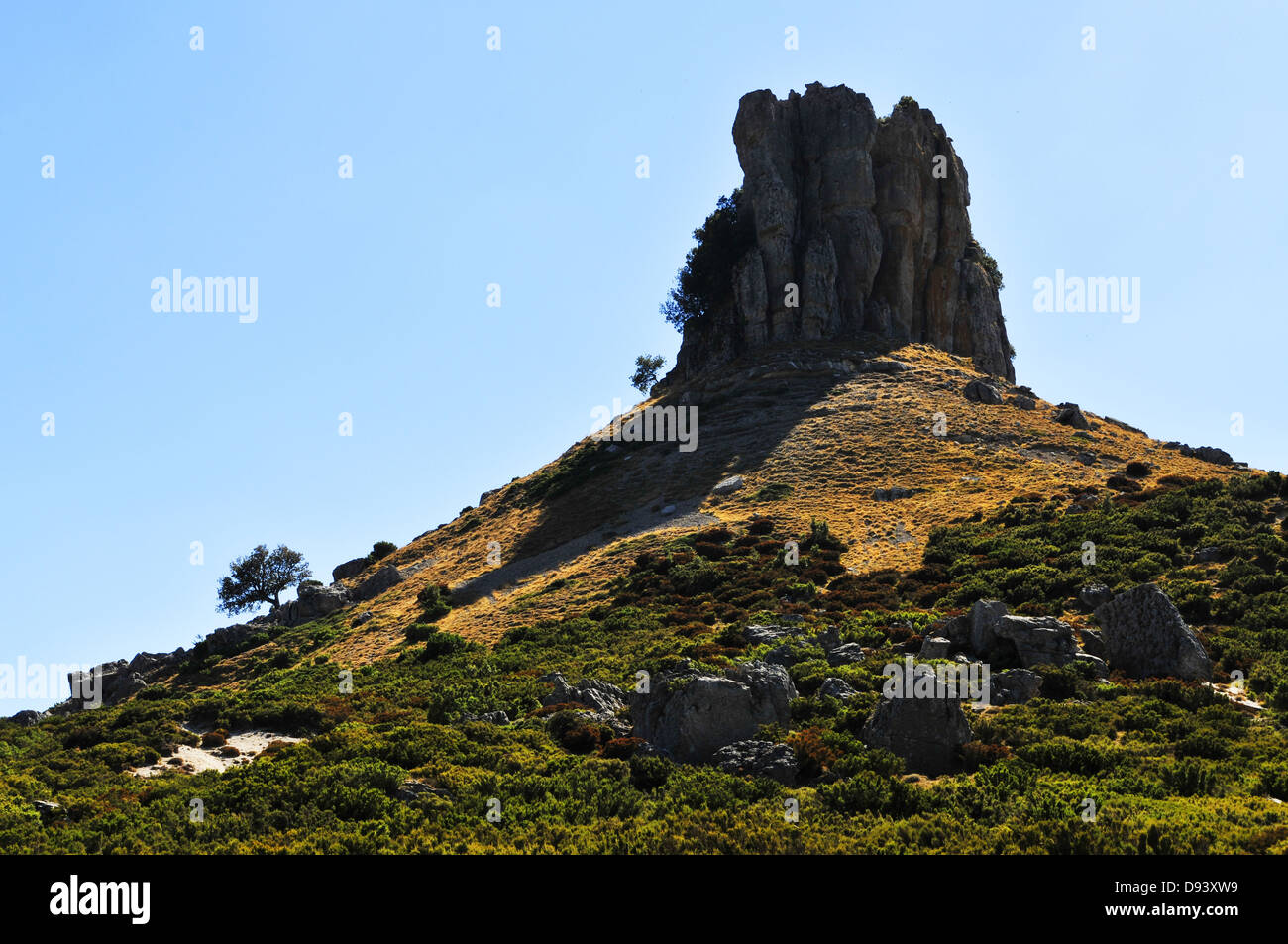 Monte Perda Liana, Barbagia Belvi, near Gennargentu massif, Sardinia, Italy Stock Photo