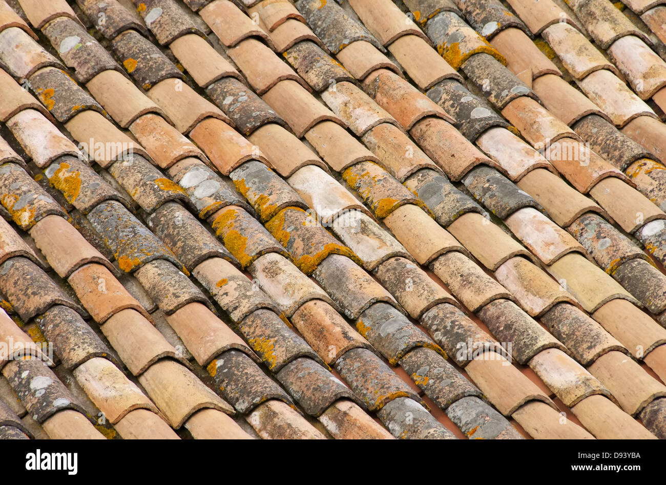 Dachziegel - roofing tile 34 Stock Photo