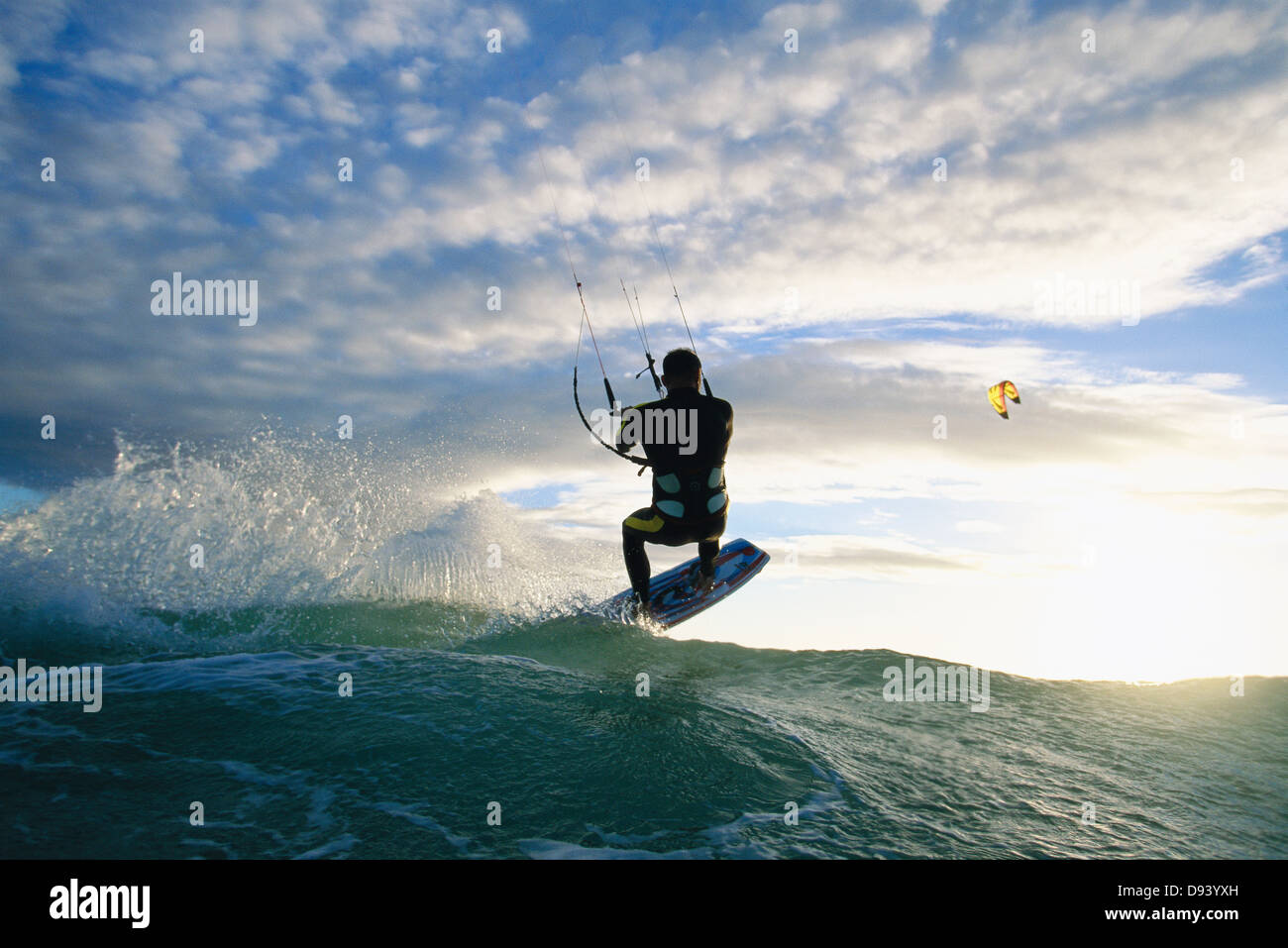 Kitesurfing, Capetown, South Africa Stock Photo Alamy