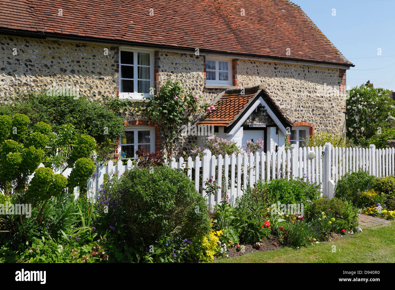 Country cottage at East Dean East Sussex England UK GB Stock Photo