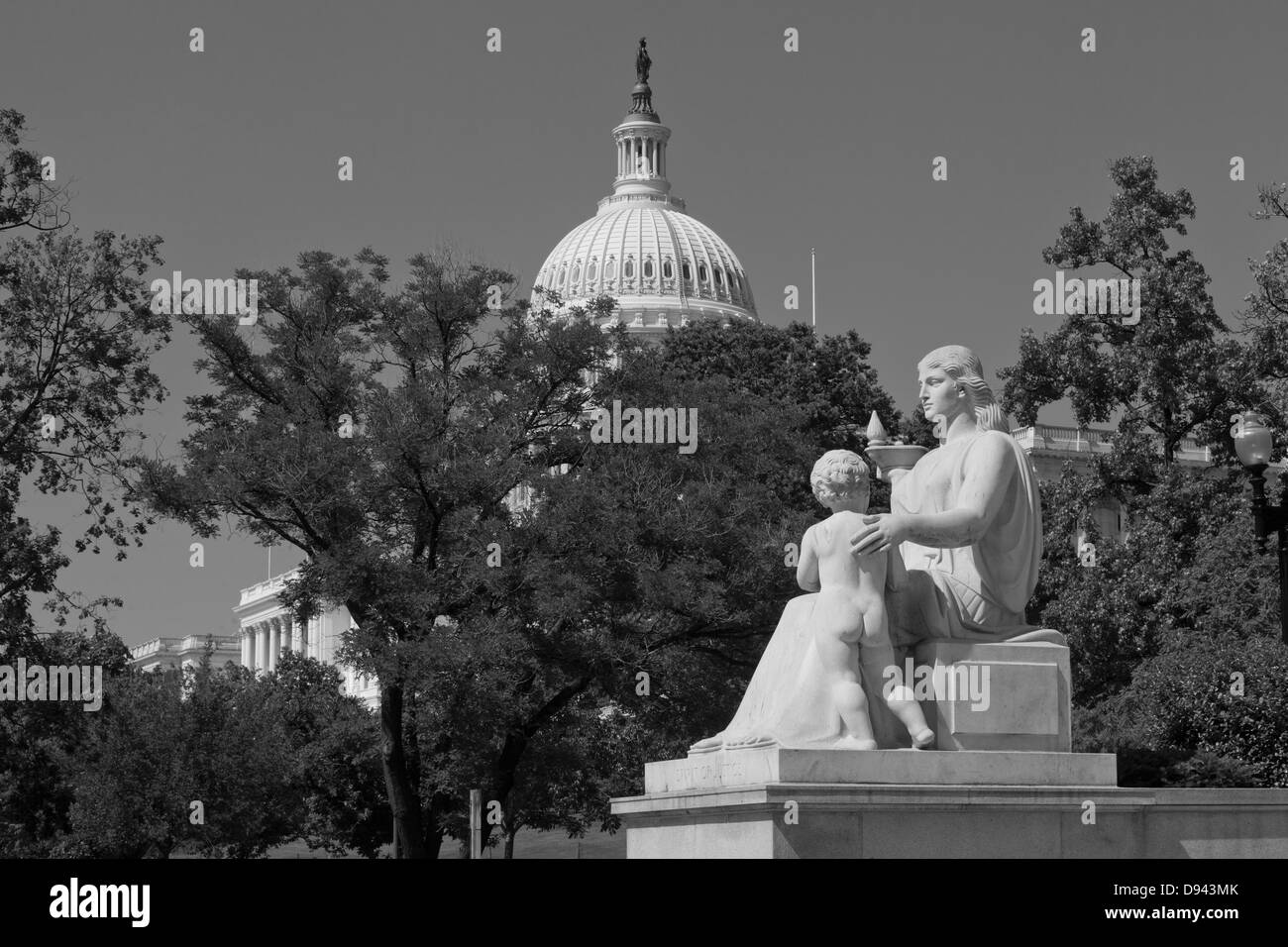 The Spirit of Justice sculpture at the Rayburn House of Representatives