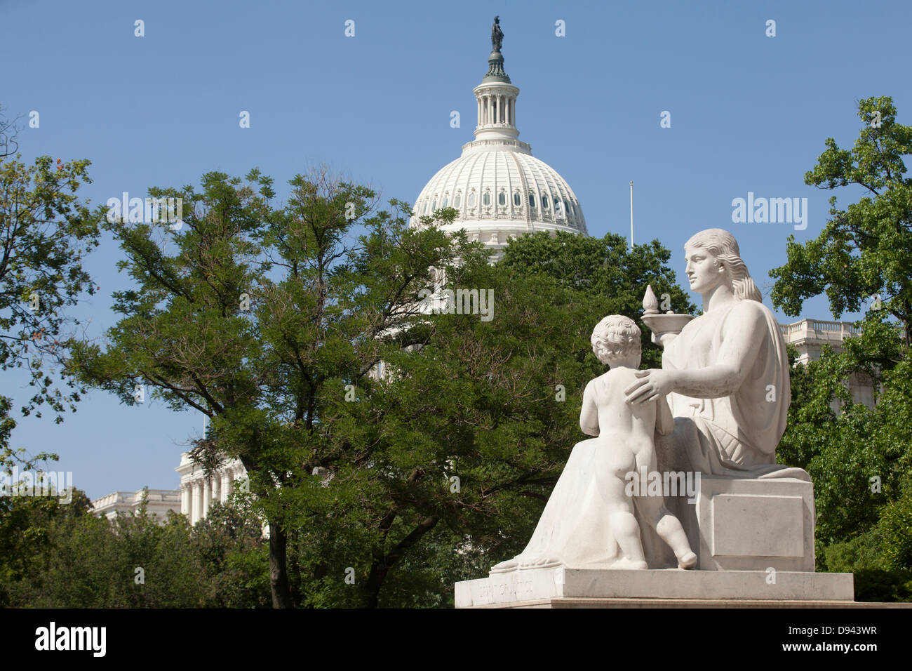 The Spirit of Justice sculpture at the Rayburn House of Representatives