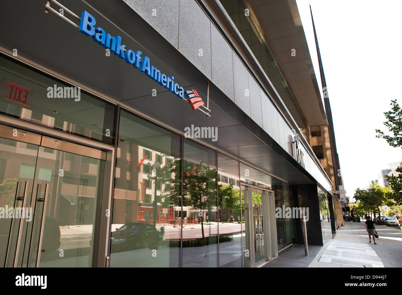 Bank of America branch  - Washington, DC USA Stock Photo