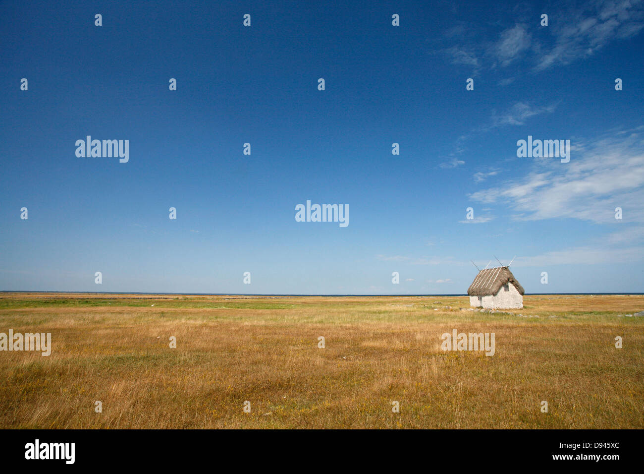 A small house, Sweden. Stock Photo