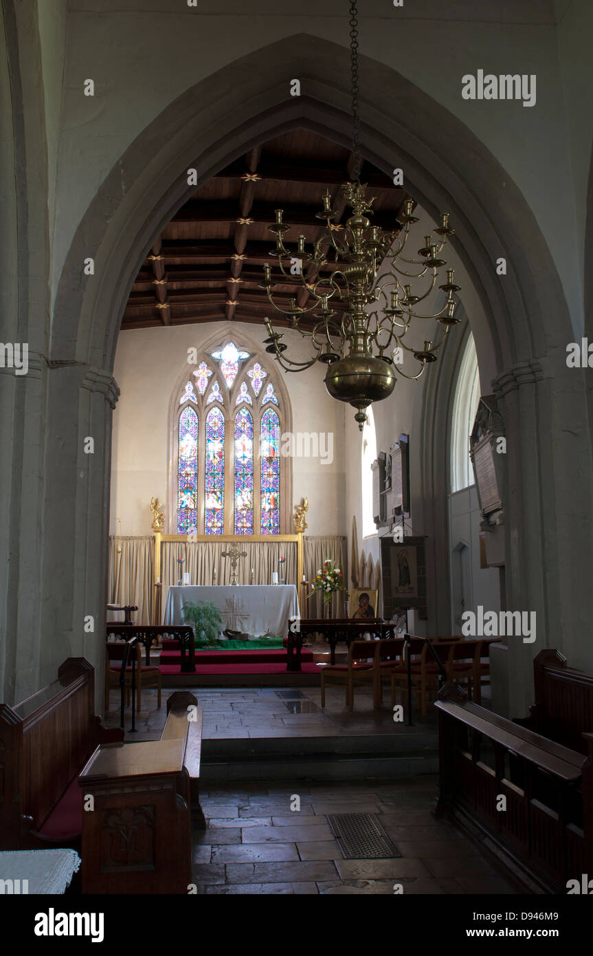 St. Mary the Virgin Parish Church, Axminster, Devon, England, UK Stock