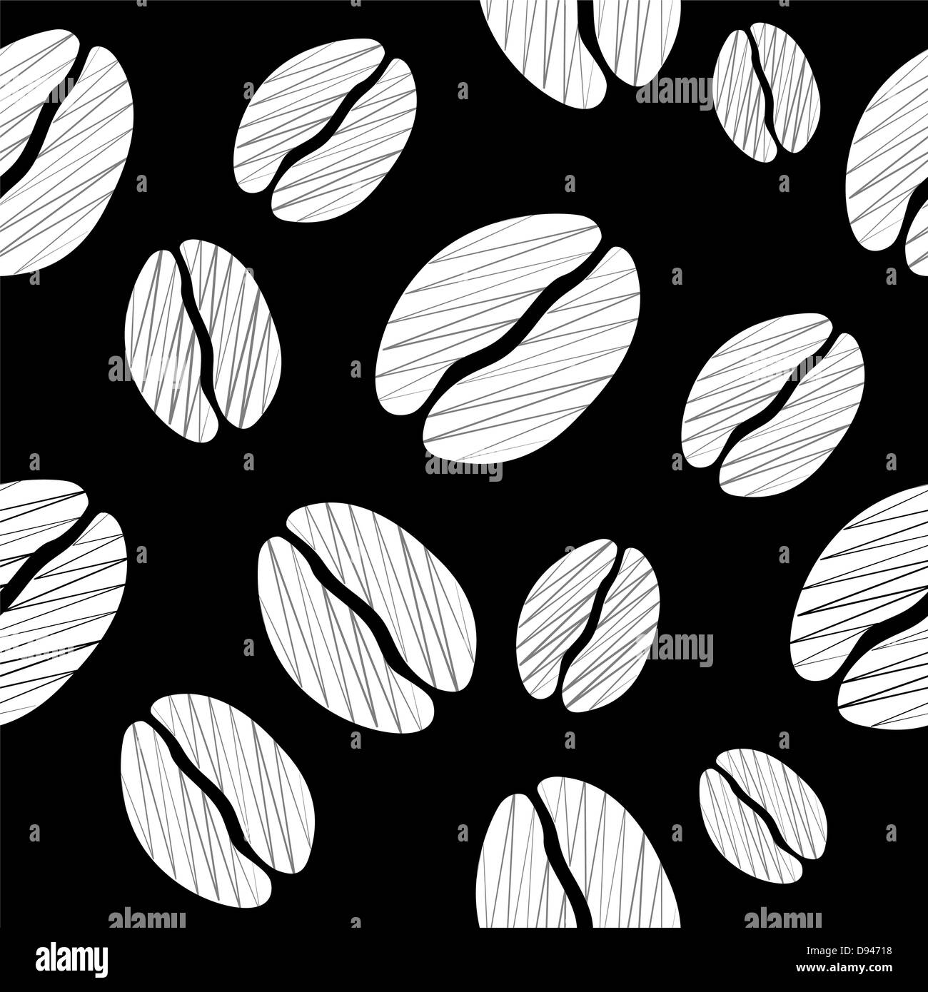 Coffee seamless pattern vector illustration background Stock Photo - Alamy