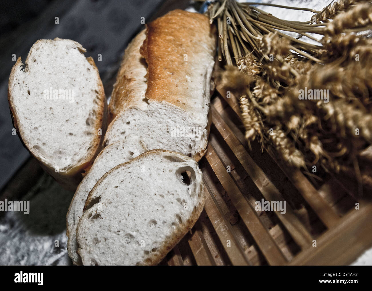 different types of freshly baked artisan bread Stock Photo Alamy
