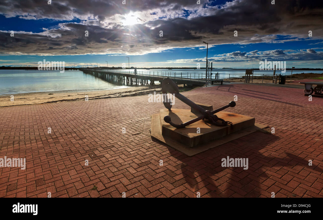 Port Broughton Jetty York Peninsula South Australia Stock Photo