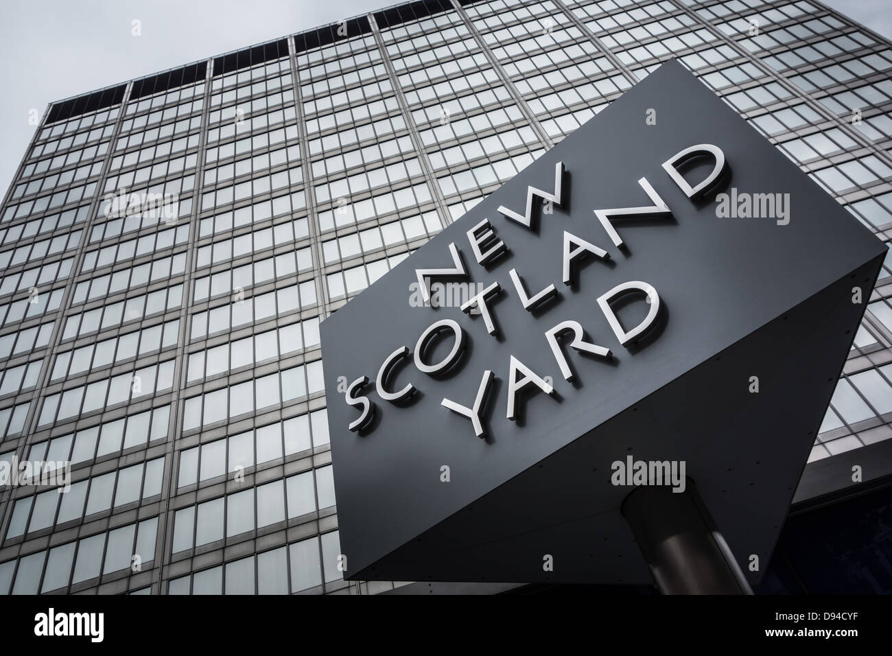 New Scotland Yard, police HQ London. Stock Photo