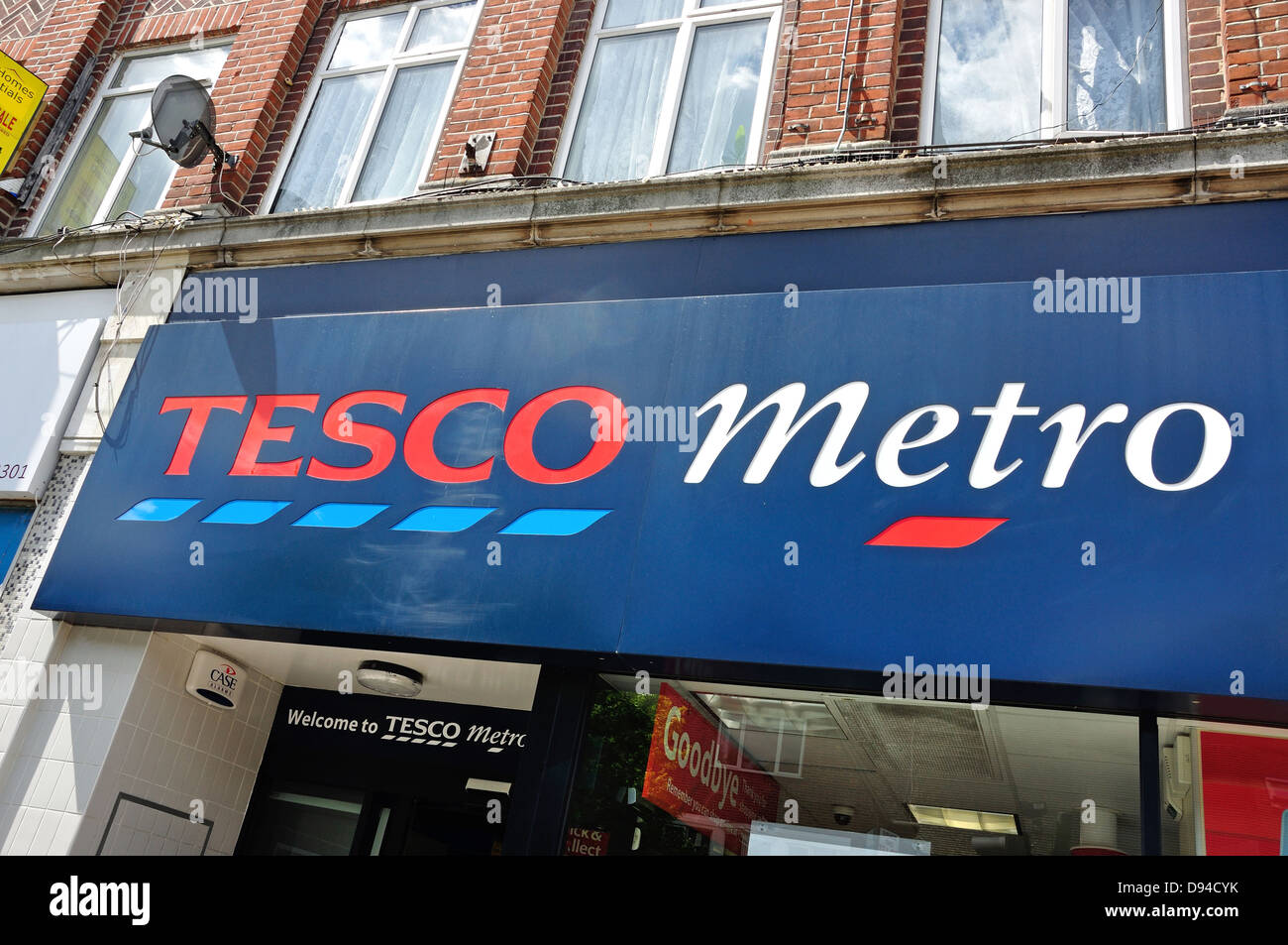 Tesco Metro store, High Street, Whitton, London Borough of Richmond upon Thames, Greater London, England, United Kingdom Stock Photo
