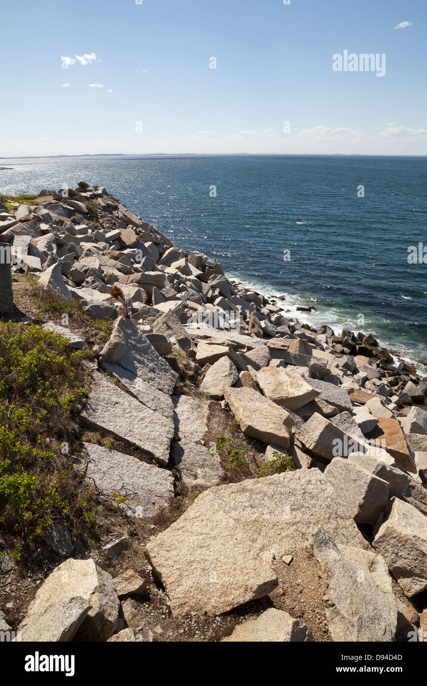 Halibut State Park in Massachusetts has a rugged coastline along the
